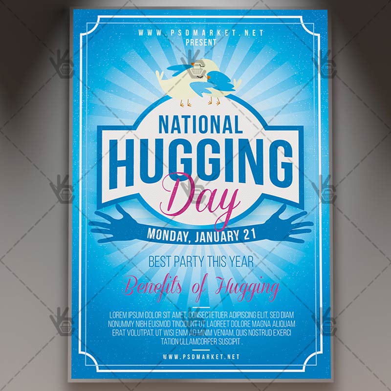 national_hugging_day_flyer_psd_psdmarket_1.jpg Download National Hugging Day Flyer - PSD Template