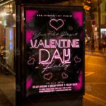 Download Neon Valentine Day Flyer - PSD Template-3