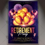 Download Retirement Party Flyer - PSD Template