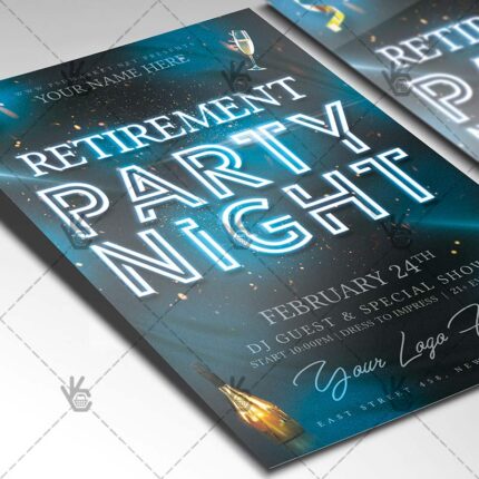 Download Retirement Party Night Flyer - PSD Template-2