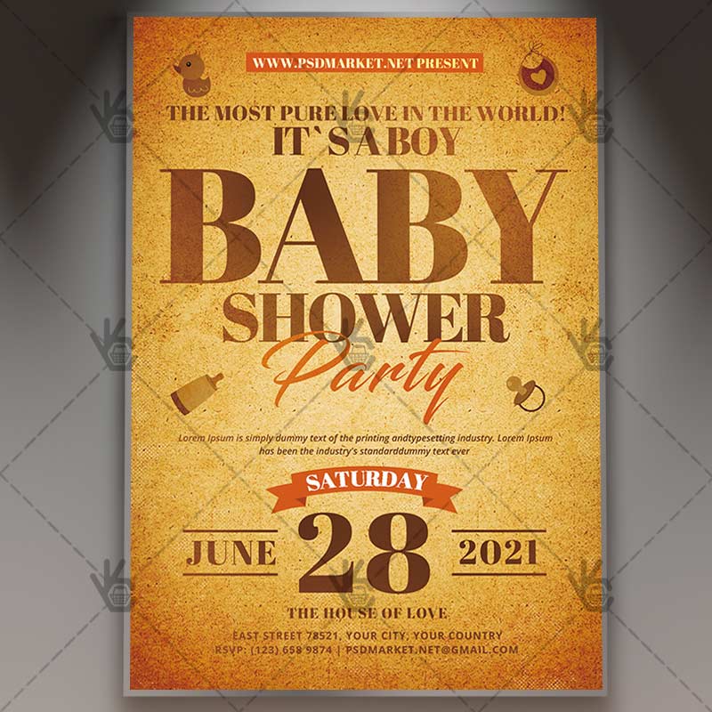 royal_baby_shower_flyer_psd_psdmarket_1.jpg Download Royal Baby Shower Flyer - PSD Template