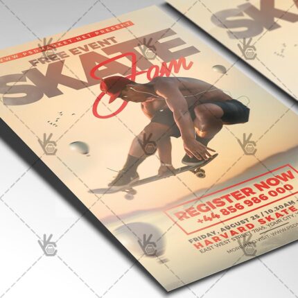 Download Skateboard Flyer - PSD Template-2