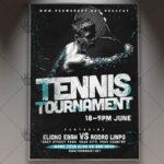 Download Tennis Flyer - PSD Template