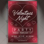 Download Valentines Night Flyer - PSD Template