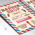 Download Barber Shop Party Flyer - PSD Template-2