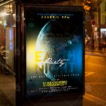 Download Earth Party Night Flyer - PSD Template-3