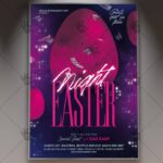 Download Easter Party Night Flyer - PSD Template