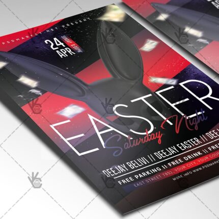 Download Easter Saturday Night Flyer - PSD Template-2