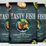 Download Fish Restaurant PSD Flyer Template Now