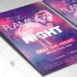 Download Flamingo Night Flyer - PSD Template-2