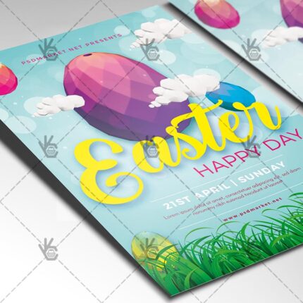 Download Happy Easter Flyer - PSD Template-2