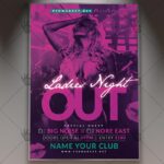 Download Ladies Night Out Flyer - PSD Template