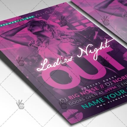 Download Ladies Night Out Flyer - PSD Template-2