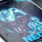 Download Neon Fridays PSD Flyer Template Now