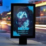 Download Neon Fridays PSD Flyer Template Now