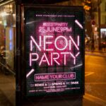 Download Neon Party Flyer - PSD Template-3