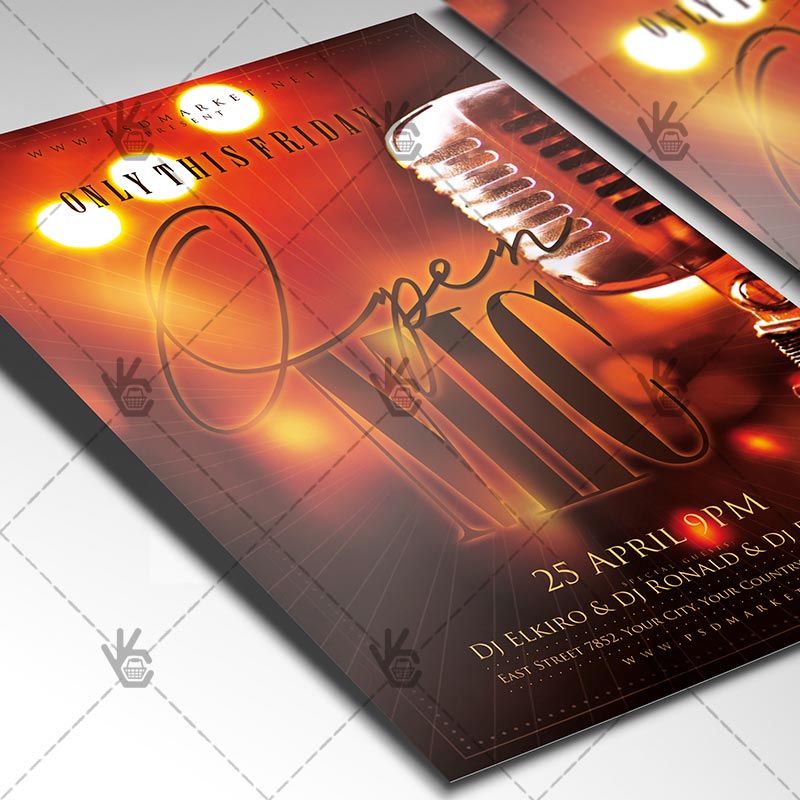 open_mic_flyer_psd_psdmarket_2.jpg Download Open Mic Flyer - PSD Template-2