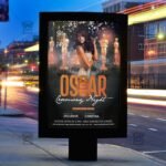 Download Oscar Ceremony Night PSD Flyer Template Now