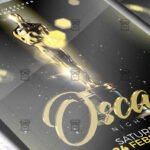 Download Oscar Night Party PSD Flyer Template Now