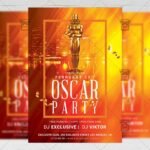 Oscar Party Flyer - Club A5 Template
