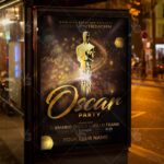 Download Oscar Party Flyer - PSD Template-3