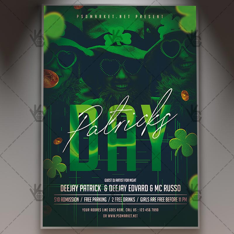 patricks_day_event_flyer_psd_psdmarket_1.jpg Download Patricks Day Event Flyer - PSD Template