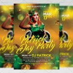 Download Saint Patrick's Day Free Seasonal A5 Flyer PSD Template Now