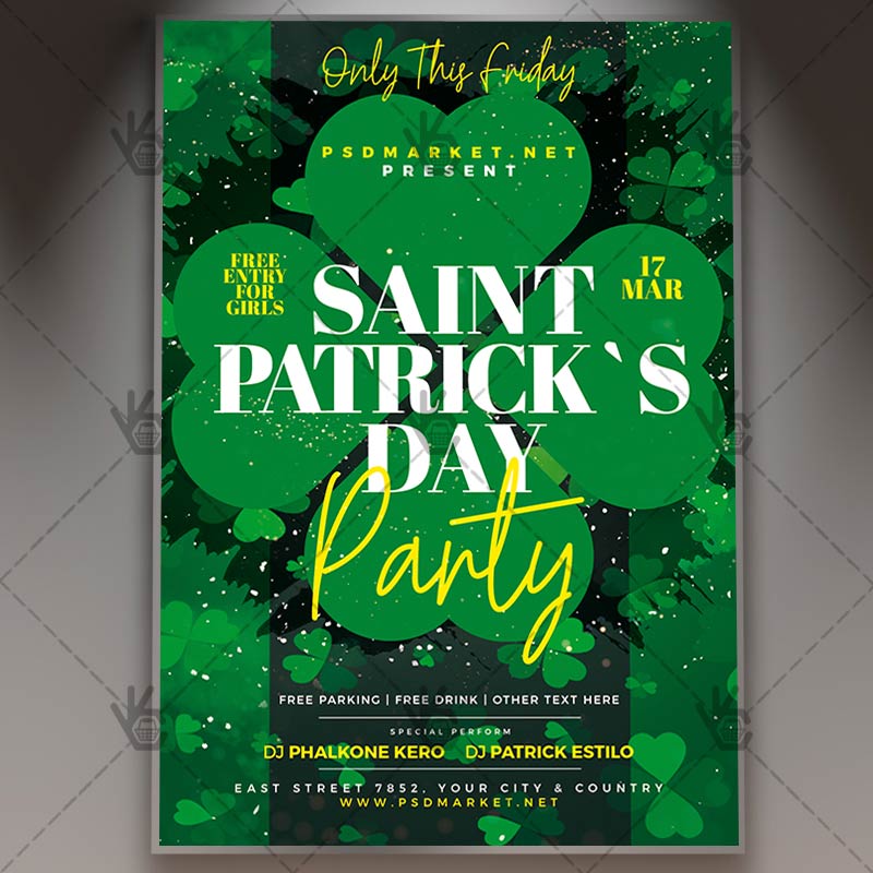 saint_patricks_day_party_flyer_psd_psdmarket_1.jpg Download Saint Patricks Day Party Flyer - PSD Template