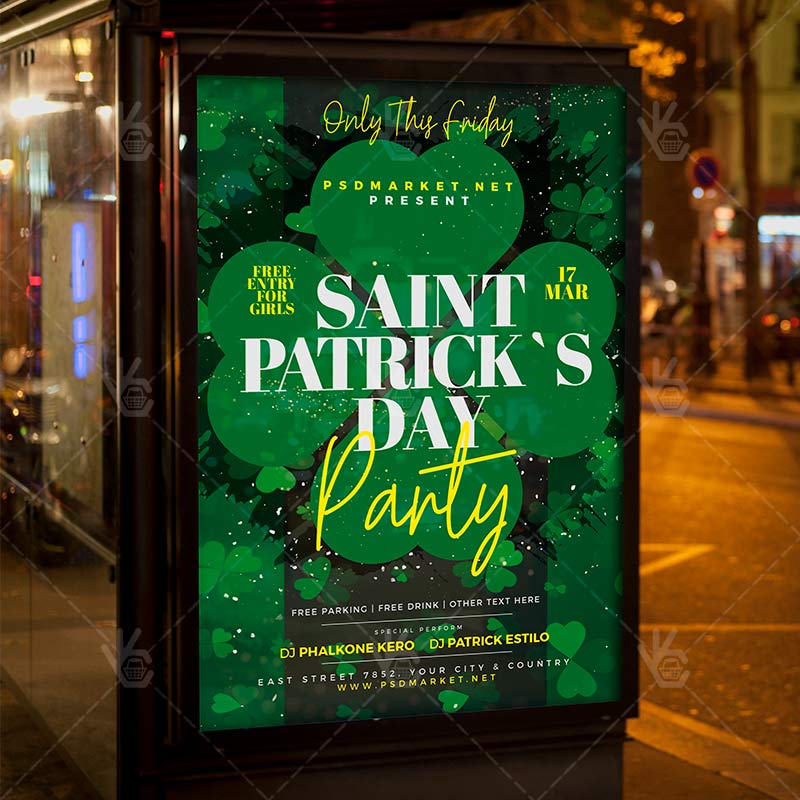 saint_patricks_day_party_flyer_psd_psdmarket_3.jpg Download Saint Patricks Day Party Flyer - PSD Template-3