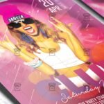 Download Saturday Club Party PSD Flyer Template Now