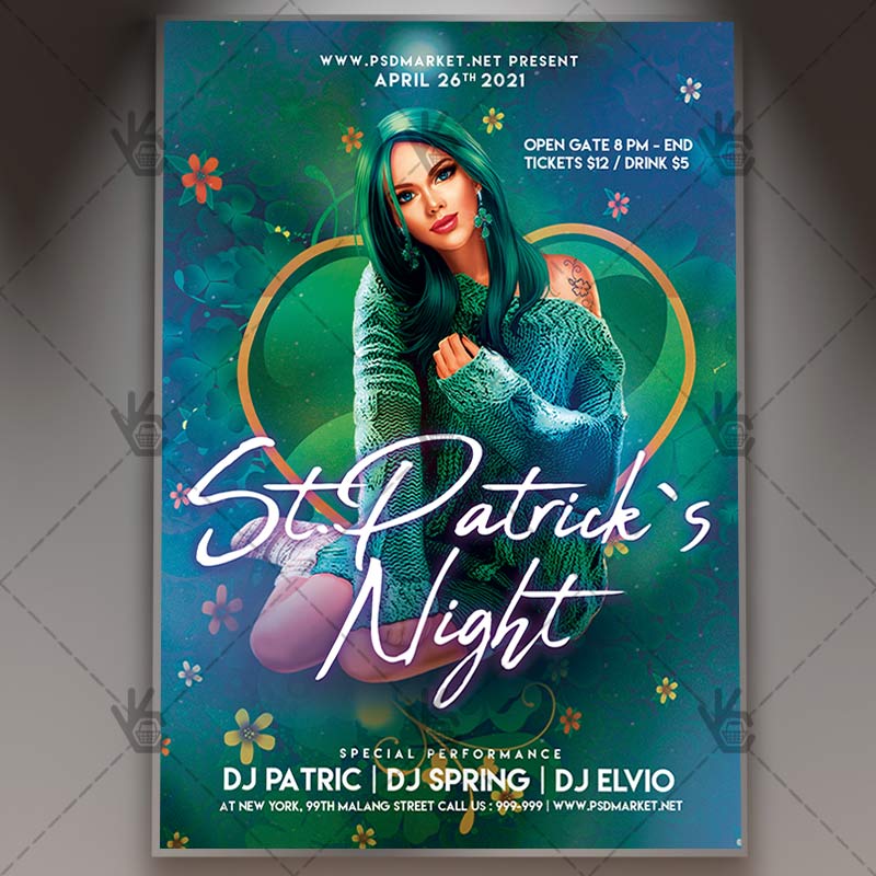 st_patricks_night_flyer_psd_psdmarket_1.jpg Download St Patricks Night Flyer - PSD Template