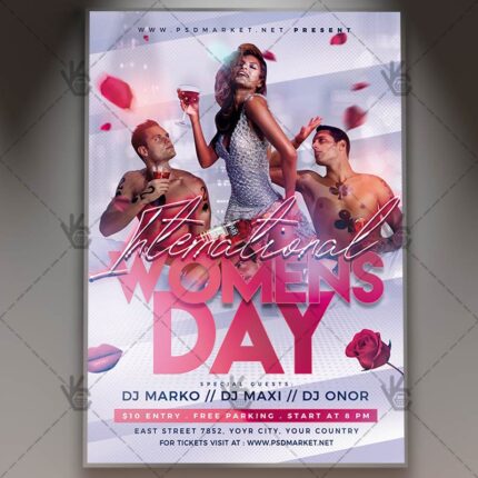 Download Womens Day Party Flyer - PSD Template
