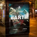 Download Earth Day Party Flyer - PSD Template-3