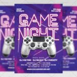 Game Night - Flyer PSD Template