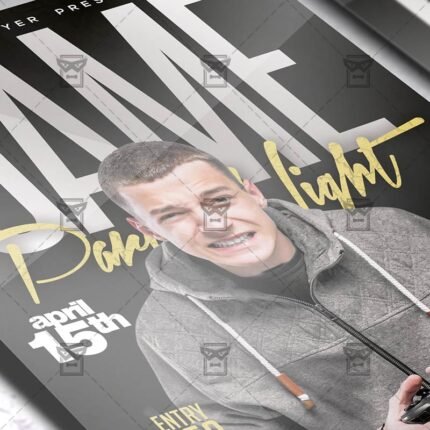 Download Game Party Night PSD Flyer Template Now