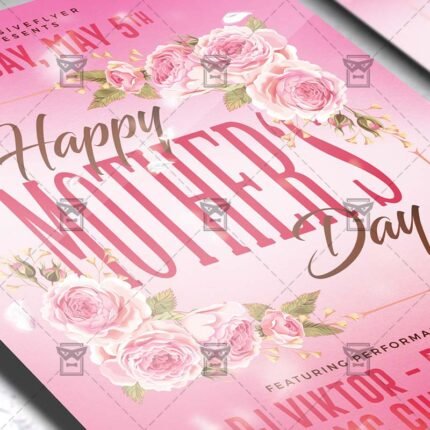 Download Happy Mother Day 2019 PSD Flyer Template Now