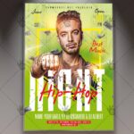 Download Hip Hop Night Flyer - PSD Template