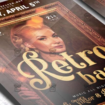 Download Retro Bash PSD Flyer Template Now