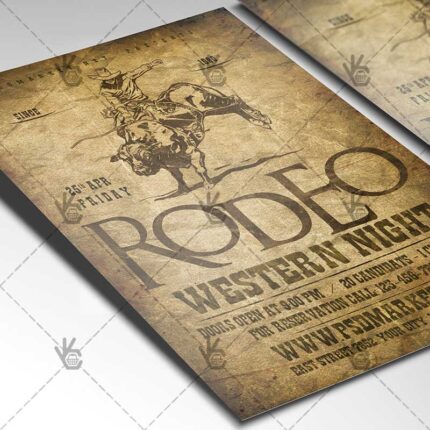Download Rodeo Flyer - PSD Template-2