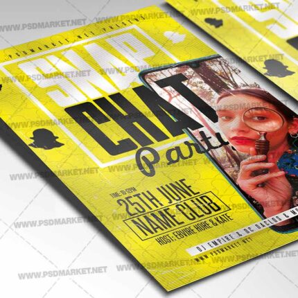 Download Snap Chat Flyer - PSD Template-2