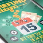 Tax Refund Flyer - Business PSD Template