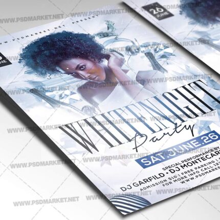 Download White Night Party Flyer - PSD Template-2