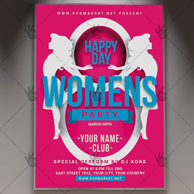 womens_party_flyer_psd_psdmarket_1.jpg Download Womens Party Flyer - PSD Template