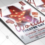 Download World Theatre Day Flyer - PSD Template-2