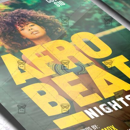 Download Afro Beat Nights PSD Flyer Template Now