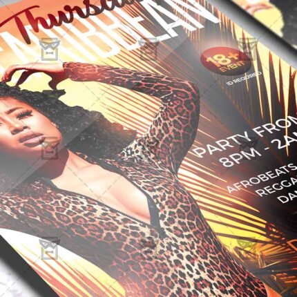Download Afro Caribbean Thursdays PSD Flyer Template Now