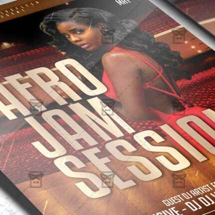 Download Afro Jam Session PSD Flyer Template Now