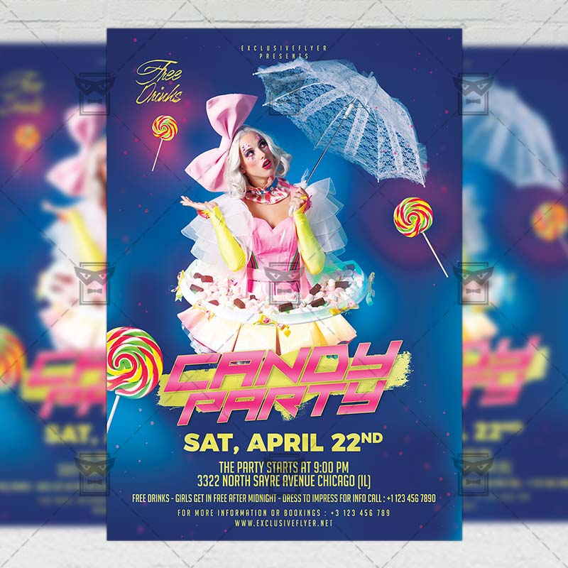 candy_party-premium-flyer-template-1.jpg Download Candy Party PSD Flyer Template Now