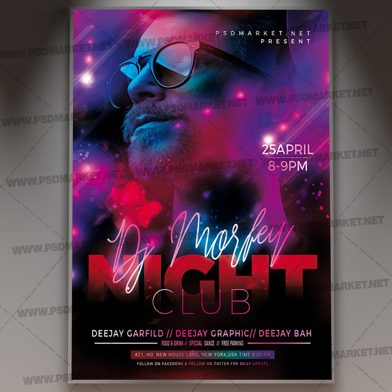 club_night_event_flyer_psd_psdmarket_1.jpg Download Club Night Event Flyer - PSD Template