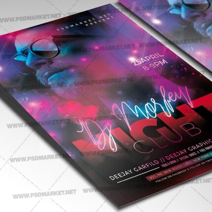 Download Club Night Event Flyer - PSD Template-2